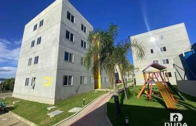 Imagem: O apartamento possui 2 Dormitórios, 1 Banheiro, 1 Vaga na garagem