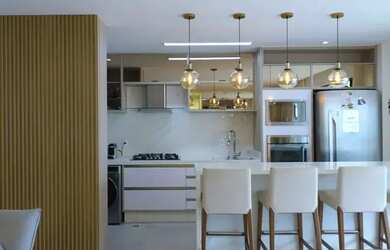 Imagem: O apartamento possui 3 Dormitórios, 4 Banheiros, 2 Vagas na