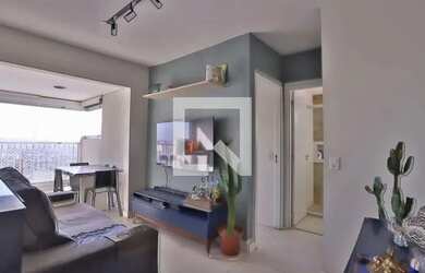 Imagem: O apartamento possui 1 Dormitório, 1 Banheiro, 1 Vaga na garagem