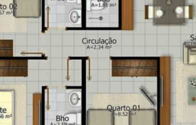 Imagem 15: Piazza Toscana. 3/4. 1 Suíte. 1 Vaga. Torre Livorno Rv. 36