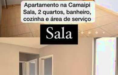 Imagem: O apartamento possui 2 Dormitórios, 1 Banheiro, 1 Vaga na garagem