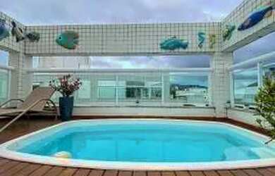 Imagem: O apartamento na cobertura possui 4 Dormitórios, 4 Banheiros