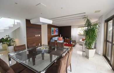 Imagem: O apartamento na cobertura possui 4 Dormitórios, 5 Banheiros