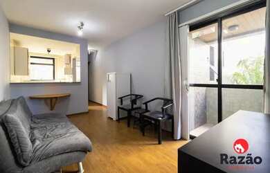 Imagem: O apartamento possui 1 Dormitório, 1 Banheiro e 40m² de Área