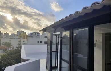 Imagem: O apartamento na cobertura possui 3 Dormitórios, 4 Banheiros