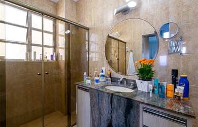 Imagem: O apartamento na cobertura possui 4 Dormitórios, 3 Banheiros