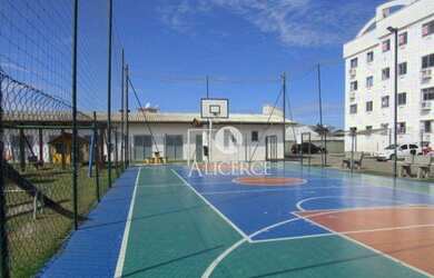 Imagem: O apartamento possui 2 Dormitórios, 1 Banheiro, 1 Vaga na garagem