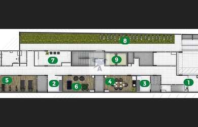 Imagem 8: Studio em São Paulo. Imóvel novo, 24m² de Área, 1 Banheiroe1 Dormitório