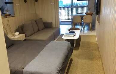 Imagem: A kitnet possui 1 Dormitório, 1 Banheiro, 32m² de Área e