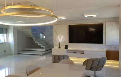 Imagem: O apartamento na cobertura possui 3 Dormitórios, 5 Banheiros