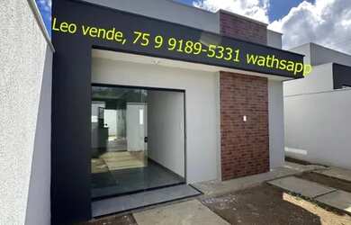 Imagem: A casa possui 2 Dormitórios, 2 Banheiros, 2 Vagas na garagem