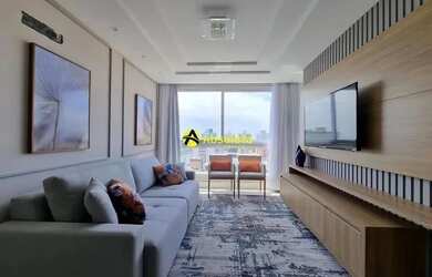 Imagem: O studio possui 2 Dormitórios, 2 Banheiros, 5 Vagas na garagem