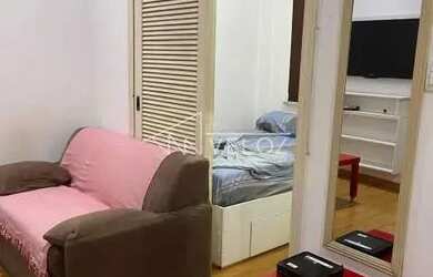 Imagem: O apartamento possui 1 Dormitório, 1 Banheiro, 35m² de Área