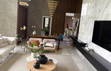 Imagem 2: Belíssima Casa de Alto Padrão Condomínio Villagio do Engenho 4 suítes...