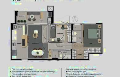 Imagem 2: LONDRINA - Apartamento Padrão - Gleba Fazenda Palhano