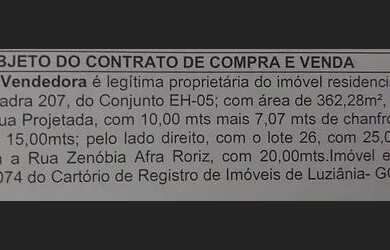 Imagem 1: Terreno 362 m2 Novo Gama-Go