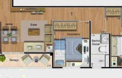 Imagem 6: Apartamento com 3 dormitórios, 68 m² - venda por R$ 275.000,00 ou aluguel...