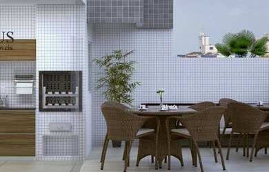 Imagem 2: Apartamento com 3 dormitórios à venda, 100 m² por R$ 559.464,45 - Ocian - Praia Grande/SP