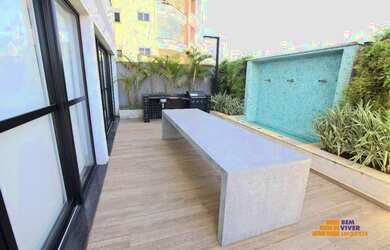 Imagem: O apartamento possui 1 Dormitório, 1 Banheiro, 1 Vaga na garagem