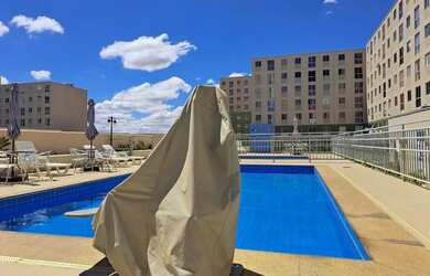 Imagem: O apartamento possui 1 Dormitório, 1 Banheiro, 1 Vaga na garagem