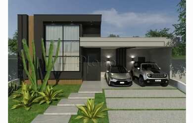 Imagem: A casa em condomínio possui 3 Dormitórios, 1 Banheiro, 4 Vagas