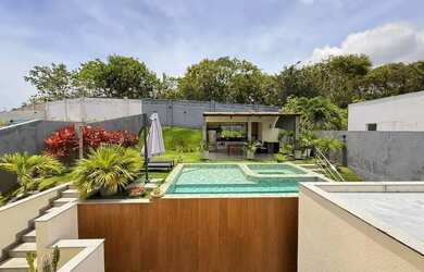 Imagem 4: ESPETÁCULO DE CASA ALTO PADRÃO 4 SUÍTES E ESCRITÓRIO TOTALMENTE MOBILIADA PISCINA ALPHAVIL