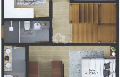 Imagem 10: Casa duplex 3 quartos no Jardim Berleze em Santa Maria