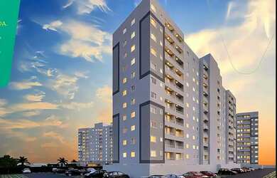 Imagem: O apartamento possui 2 Dormitórios, 1 Banheiro, 1 Vaga na garagem