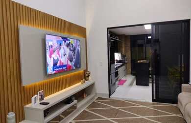 Imagem: A casa em condomínio possui 3 Dormitórios, 4 Banheiros, 4