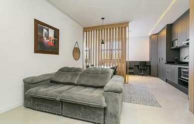 Imagem: O apartamento possui 1 Dormitório, 1 Banheiro, 35m² de Área