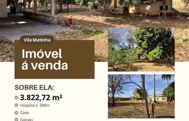 Imagem: A chácara possui 3872m² de Área e está localizado em Setor