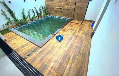 Imagem: A casa em condomínio possui 3 Dormitórios, 5 Banheiros, 4