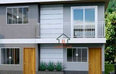 Imagem: A casa em condomínio possui 2 Dormitórios, 3 Banheiros, 64m²