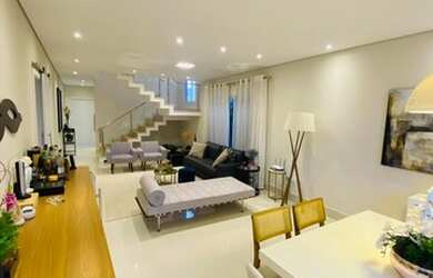 Imagem: A casa em condomínio possui 3 Dormitórios, 5 Banheiros, 4