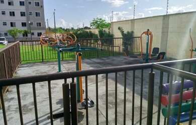 Imagem: O apartamento possui 2 Dormitórios, 1 Banheiro, 1 Vaga na garagem