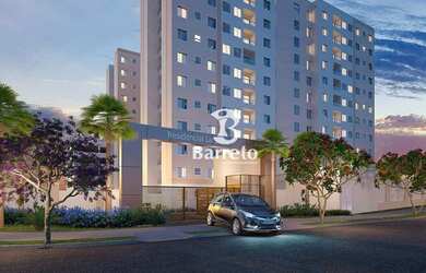 Imagem: O apartamento possui 2 Dormitórios, 1 Banheiro, 1 Vaga na garagem