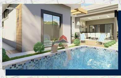 Imagem: A casa em condomínio possui 3 Dormitórios, 3 Banheiros, 4