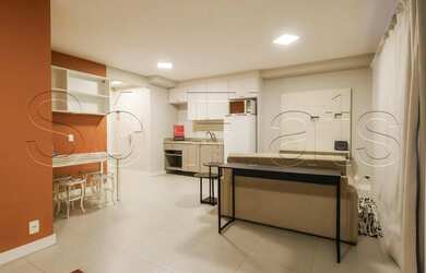 Imagem 3: Residencial Brasil, flat disponível para locação com 50m², 1 dormitório...