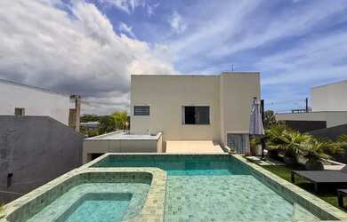 Imagem 2: ESPETÁCULO DE CASA ALTO PADRÃO 4 SUÍTES E ESCRITÓRIO TOTALMENTE MOBILIADA PISCINA ALPHAVIL