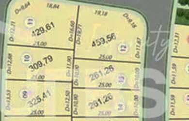 Imagem: O terreno possui 262m² de Área e está localizado em Jardins