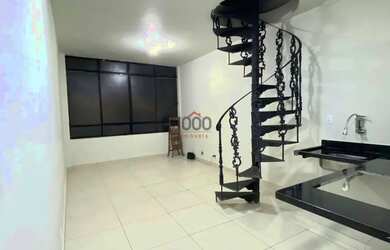 Imagem: O apartamento na cobertura possui 1 Dormitório, 1 Banheiro