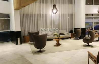 Imagem: O studio possui 1 Dormitório, 1 Banheiro, 1 Vaga na garagem