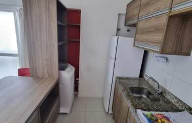 Imagem: O studio possui 1 Dormitório, 1 Banheiro, 1 Vaga na garagem