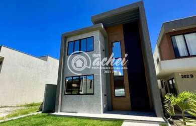 Imagem: A casa em condomínio possui 4 Dormitórios, 5 Banheiros e 180m²