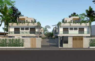 Imagem: A casa em condomínio possui 4 Dormitórios, 5 Banheiros, 3