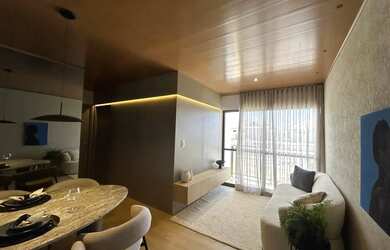 Imagem: O apartamento possui 2 Dormitórios, 1 Banheiro, 1 Vaga na garagem