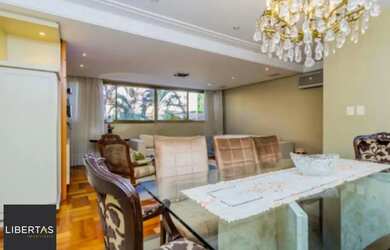 Imagem: O apartamento na cobertura possui 3 Dormitórios, 4 Banheiros