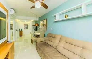 Imagem: O apartamento possui 1 Dormitório, 1 Banheiro, 1 Vaga na garagem