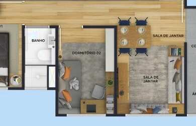 Imagem 13: Apartamento 2/4 -Tenda - Parque Topázio - Retiro - Salvador/BA