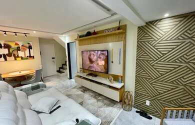 Imagem: O apartamento na cobertura possui 3 Dormitórios, 3 Banheiros